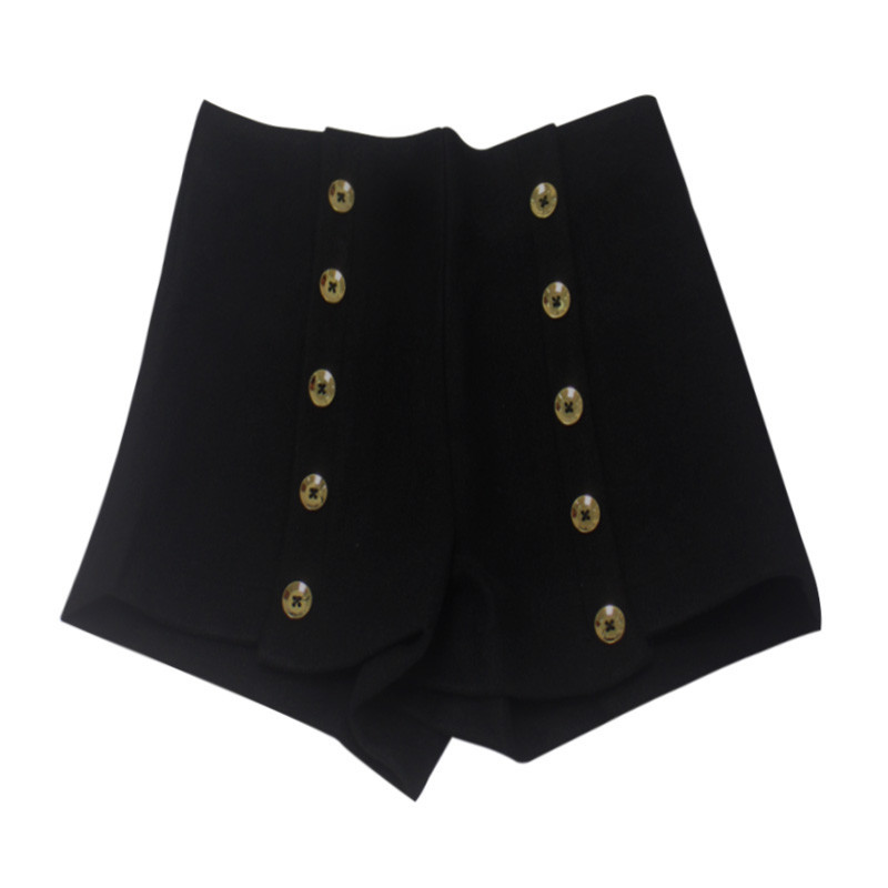 2021 New Fashionable Suit Tall-waisted Elegant Legs Double-breasted Ladies with Black-white Ol'buckles Chic Shorts 76LA
2021 New Fashionable Suit Tall-waisted Elegant Legs Double-breasted Ladies with Black-white Ol'buckles Chic Shorts 76LA