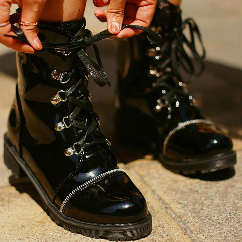 Ins Fashion Women Ankle Motorcycles Boots Leather Platform Square Low Heel Chain Zip Non Slip Trend Biker Ladies Shoes Winter, Lightleather
Ins Fashion Women Ankle Motorcycles Boots Leather Platform Square Low Heel Chain Zip Non Slip Trend Biker Ladies Shoes Winter, Lightleather
