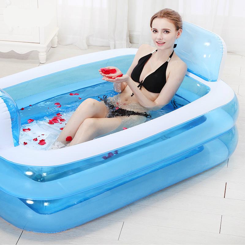 Plastic Inflatable Bathtub Household Adults Bath Portable Leakproof Thicken Folding Tub PVC Comfortable Safety Bathroon Bathtub
Plastic Inflatable Bathtub Household Adults Bath Portable Leakproof Thicken Folding Tub PVC Comfortable Safety Bathroon Bathtub