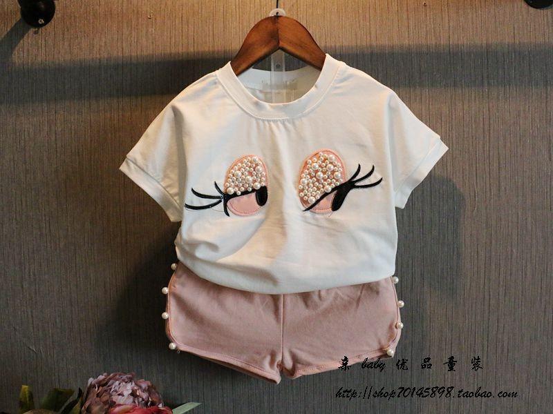 Girls Clothing Set Pearl Girls Clothes Set Lovely Long Eyelashes Toddler Girl tops + Pants Suit Kids Clothes, Black
Girls Clothing Set Pearl Girls Clothes Set Lovely Long Eyelashes Toddler Girl tops + Pants Suit Kids Clothes, Black