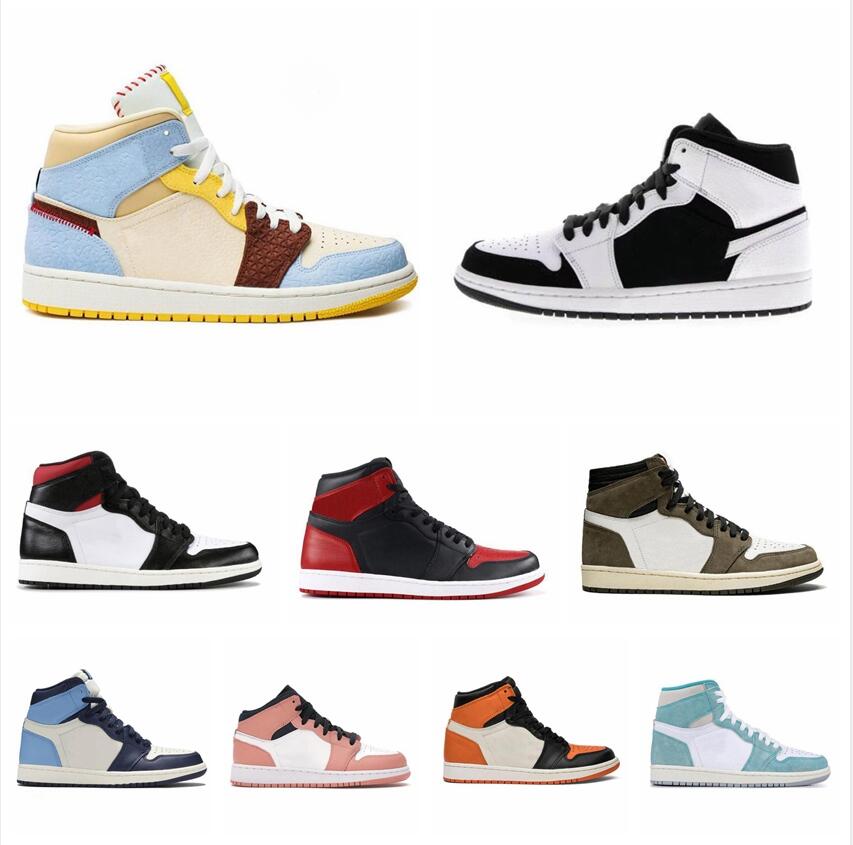 Basketball Shoes Jumpman 1 1s OG High Pine Green Black Court Purple Royal Bred Toe NC Obsidian UNC game Sneakers trainers, White;red
Basketball Shoes Jumpman 1 1s OG High Pine Green Black Court Purple Royal Bred Toe NC Obsidian UNC game Sneakers trainers, White;red