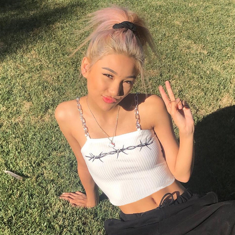 2021 New Singiny women chain slash neck print thin pickings summer sexy tops off the short shoulder y2k sweater 4Q8R, White
2021 New Singiny women chain slash neck print thin pickings summer sexy tops off the short shoulder y2k sweater 4Q8R, White