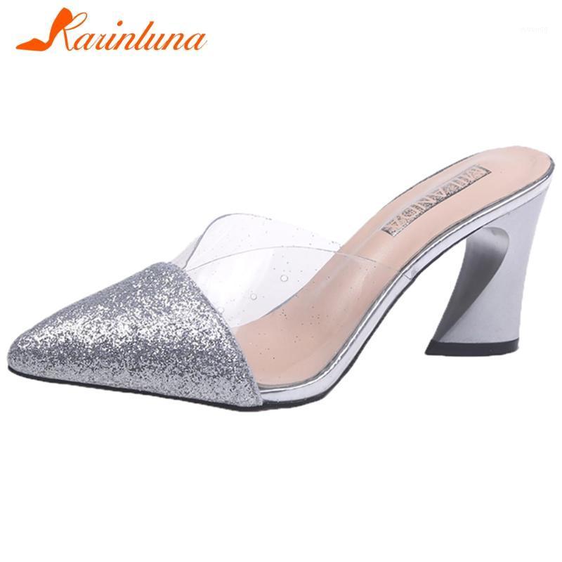KARIN Ladies 2021 Casual slip-on Pumps Fashion Transparent Mules Women Sexy Glitters Pointed Toe Summer Shoes Woman1, Gold
KARIN Ladies 2021 Casual slip-on Pumps Fashion Transparent Mules Women Sexy Glitters Pointed Toe Summer Shoes Woman1, Gold