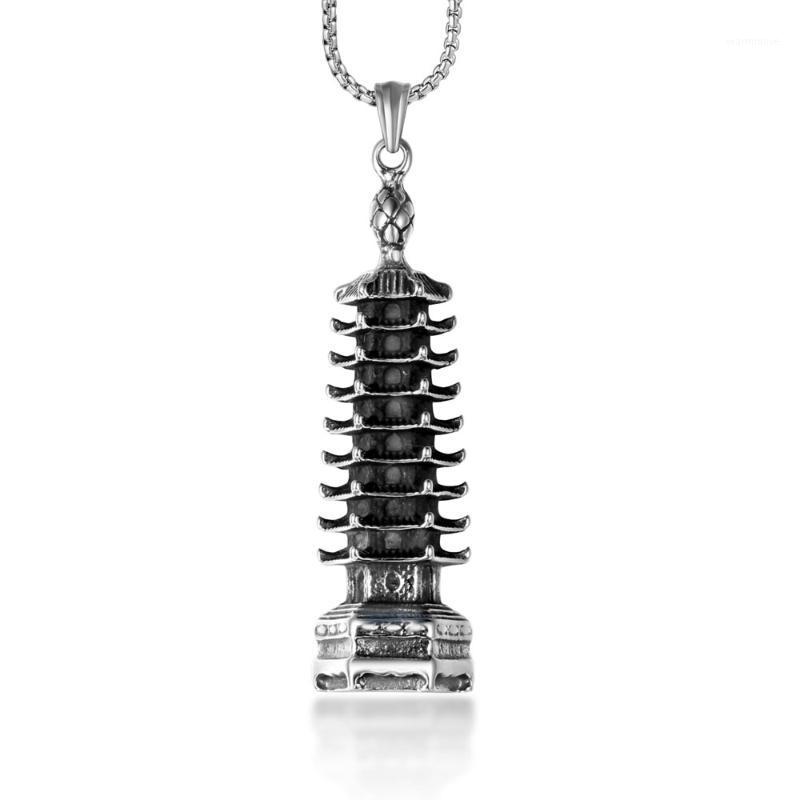 FATE LOVE New of 2020 Hot Sale Male Men Tower Shape Necklaces Pendants Stainless Steel 55/60 cm Chain Fashion jewelry1
FATE LOVE New of 2020 Hot Sale Male Men Tower Shape Necklaces Pendants Stainless Steel 55/60 cm Chain Fashion jewelry1