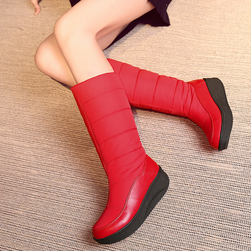 YMECHIC 2020 Winter Snow Boots Fashion Black Red Women Thicker Plush Mid Calf High Wedge Platforms Ladies Fur Shoes Snowboot
YMECHIC 2020 Winter Snow Boots Fashion Black Red Women Thicker Plush Mid Calf High Wedge Platforms Ladies Fur Shoes Snowboot