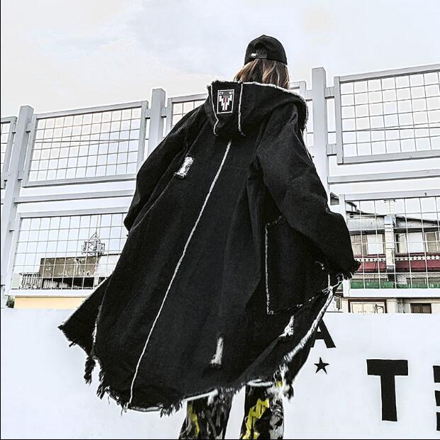 2021 New Ultra Popular Knee-long Denim Windbreaker Men in Addition to Velvet Men's with Long Coat Cable Lamb. 2FI3, Do not add cotton
2021 New Ultra Popular Knee-long Denim Windbreaker Men in Addition to Velvet Men's with Long Coat Cable Lamb. 2FI3, Do not add cotton