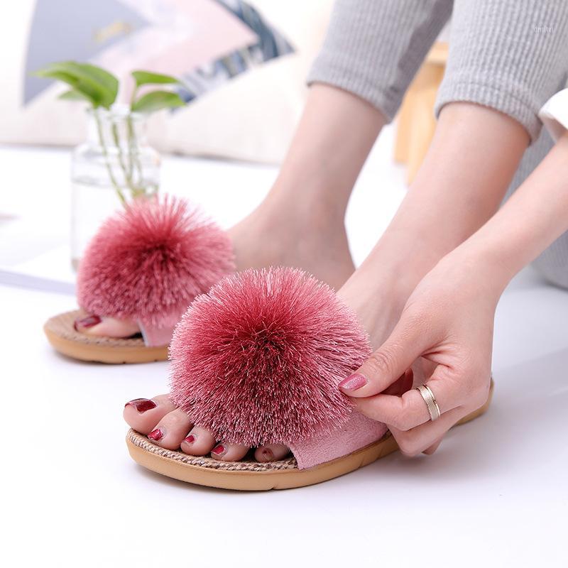 2020 Fashion Summer Casual Cute Tassel Ball Indoor Home Women Non-slip Linen Slippers Female Flox Slides1, Black
2020 Fashion Summer Casual Cute Tassel Ball Indoor Home Women Non-slip Linen Slippers Female Flox Slides1, Black