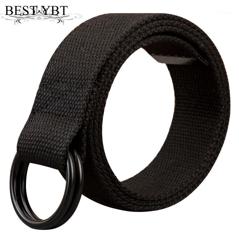 Best YBT Unisex canvas belt Alloy double ring buckle Men belt trend fashion Men and Women casual cowboy pants sport1, Black
Best YBT Unisex canvas belt Alloy double ring buckle Men belt trend fashion Men and Women casual cowboy pants sport1, Black