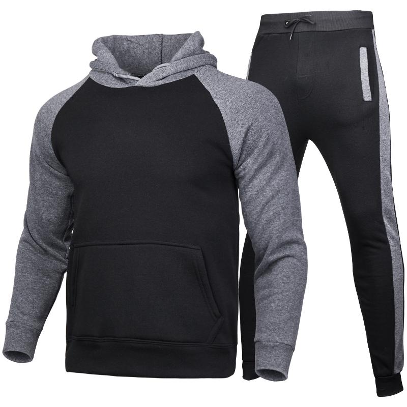 Men's Tracksuits Autumn Winter Hoodie And Pants Two Piece Set Plush Solid Color Leisure Tracksuit, Gray
Men's Tracksuits Autumn Winter Hoodie And Pants Two Piece Set Plush Solid Color Leisure Tracksuit, Gray