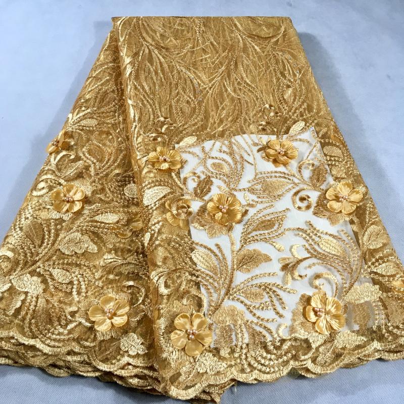 Gold African Lace Fabric 2020 Embroidered Nigerian Wedding Lace Fabric High Quality French Tulle Beads Stones LHX11D
Gold African Lace Fabric 2020 Embroidered Nigerian Wedding Lace Fabric High Quality French Tulle Beads Stones LHX11D