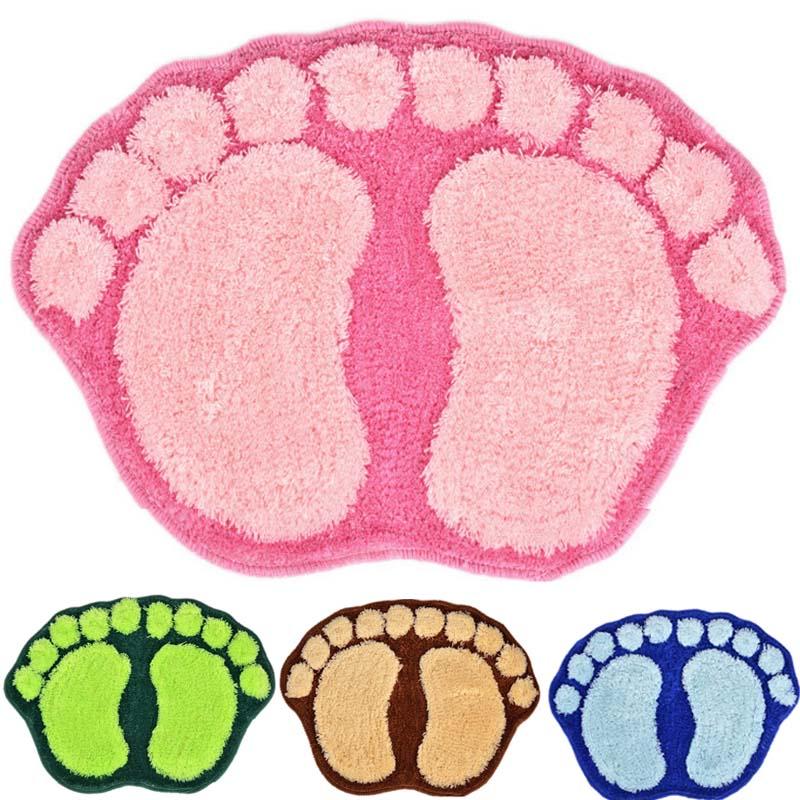 Bath Mat microfiber Cute Big Footprints Bathroom Mats Pillows Cartoon Style Anti-Slip Bath Mat Floor Carpet Floor for safety
Bath Mat microfiber Cute Big Footprints Bathroom Mats Pillows Cartoon Style Anti-Slip Bath Mat Floor Carpet Floor for safety