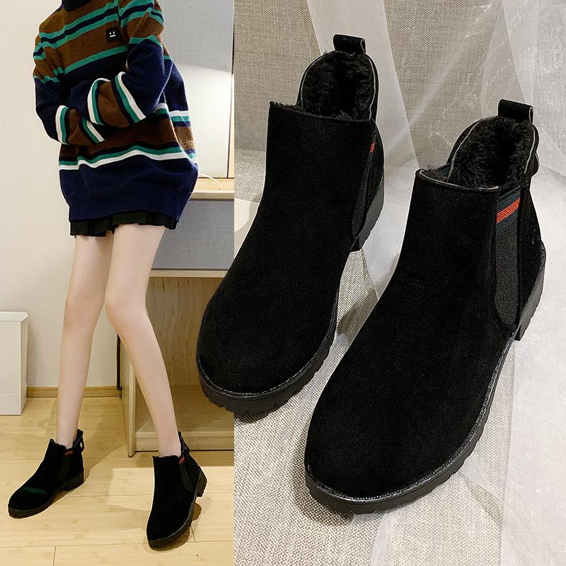 2021 New Classic Ankle Boots Winter Female Snow Casual Shoes Thick Heel Suede Warm Fur Plush Women Zapatos De Mujer, Black
2021 New Classic Ankle Boots Winter Female Snow Casual Shoes Thick Heel Suede Warm Fur Plush Women Zapatos De Mujer, Black