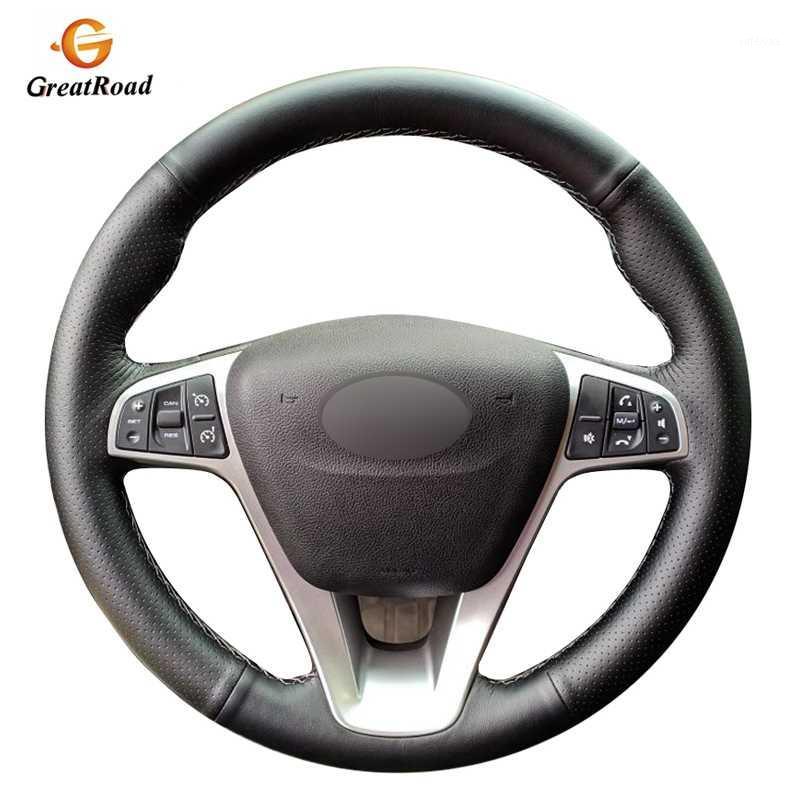 Hand-stitched Black Genuine leather Car Steering Wheel Cover for Lada Vesta 2020 2020 Xray 2020-20201
Hand-stitched Black Genuine leather Car Steering Wheel Cover for Lada Vesta 2020 2020 Xray 2020-20201