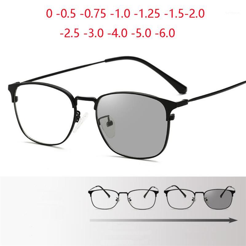 Fashion Metal Nearsighted Glasses Women Men Myopic Optical Eyeglasses Photochromic Glasses Prescription 0 -0.5 -0.75 -1.0 To -41
Fashion Metal Nearsighted Glasses Women Men Myopic Optical Eyeglasses Photochromic Glasses Prescription 0 -0.5 -0.75 -1.0 To -41