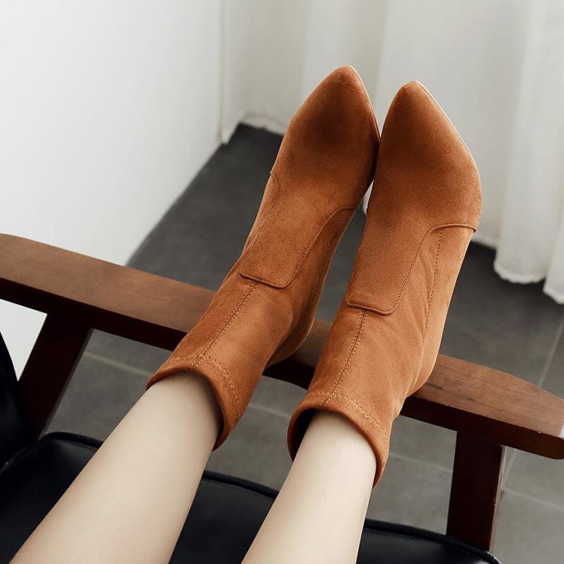 2020 Women 11.5cm High Heels Fetish Silk Sock Boots Stretch Stiletto Heels Red Neon Ankle Boots Scarpins Plus Size 42 Shoes, Black
2020 Women 11.5cm High Heels Fetish Silk Sock Boots Stretch Stiletto Heels Red Neon Ankle Boots Scarpins Plus Size 42 Shoes, Black