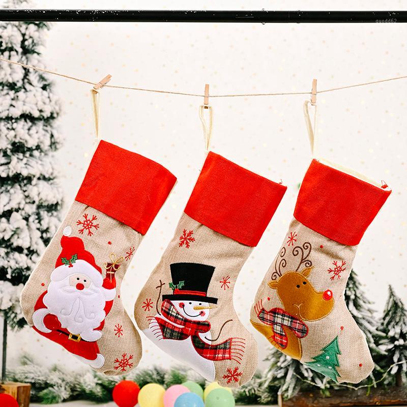 Cartoon Linen Christmas Socks Children's Apple Candy Exquisite Gift Bag Christmas Tree Fireplace Window Decoration 2020 HOT1
Cartoon Linen Christmas Socks Children's Apple Candy Exquisite Gift Bag Christmas Tree Fireplace Window Decoration 2020 HOT1