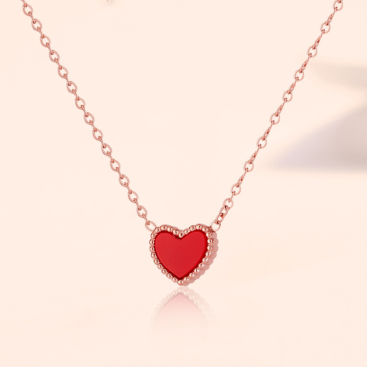 20 Style Necklace Womens Fashionable 18K Rose Gold Personalized Clavicle Chain ins Sweater Chain Clover Red Heart Necklace
20 Style Necklace Womens Fashionable 18K Rose Gold Personalized Clavicle Chain ins Sweater Chain Clover Red Heart Necklace