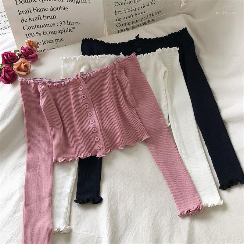 2020 Autumn Thin Knit Crop Top Sexy Slash Neck T Shirt Women Long Sleeve Solid Tshirt Korean Sweet Cute T-shirt Camisetas Mujer1, Purple
2020 Autumn Thin Knit Crop Top Sexy Slash Neck T Shirt Women Long Sleeve Solid Tshirt Korean Sweet Cute T-shirt Camisetas Mujer1, Purple