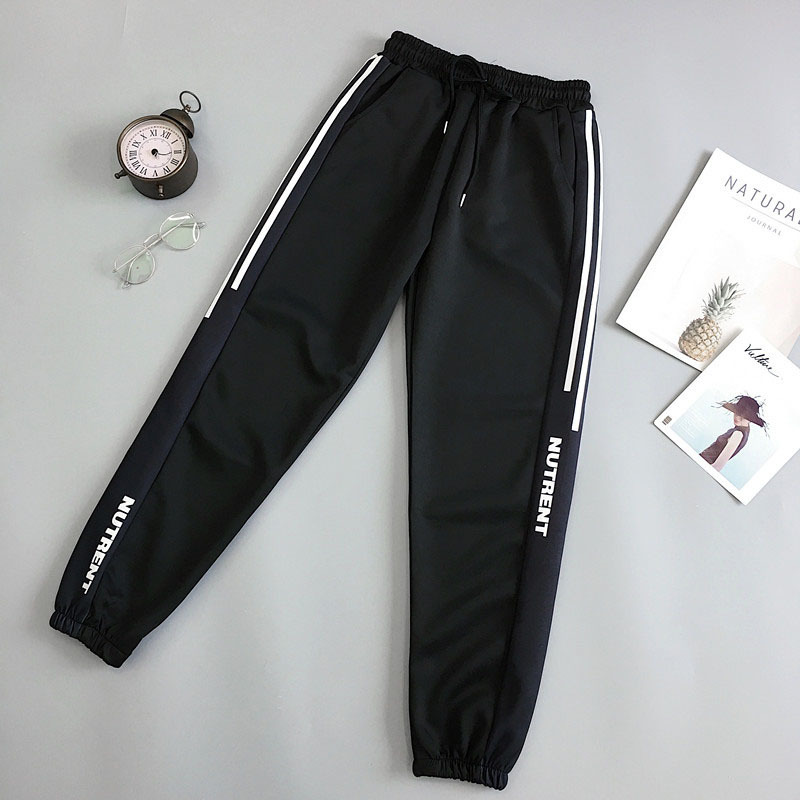 Spring Sport Cargo Pants Plus Size 2XL Letter Embroidery Pants Women High Waist Streetwear Cool Girl Harajuku Hip Hop Pants 201106