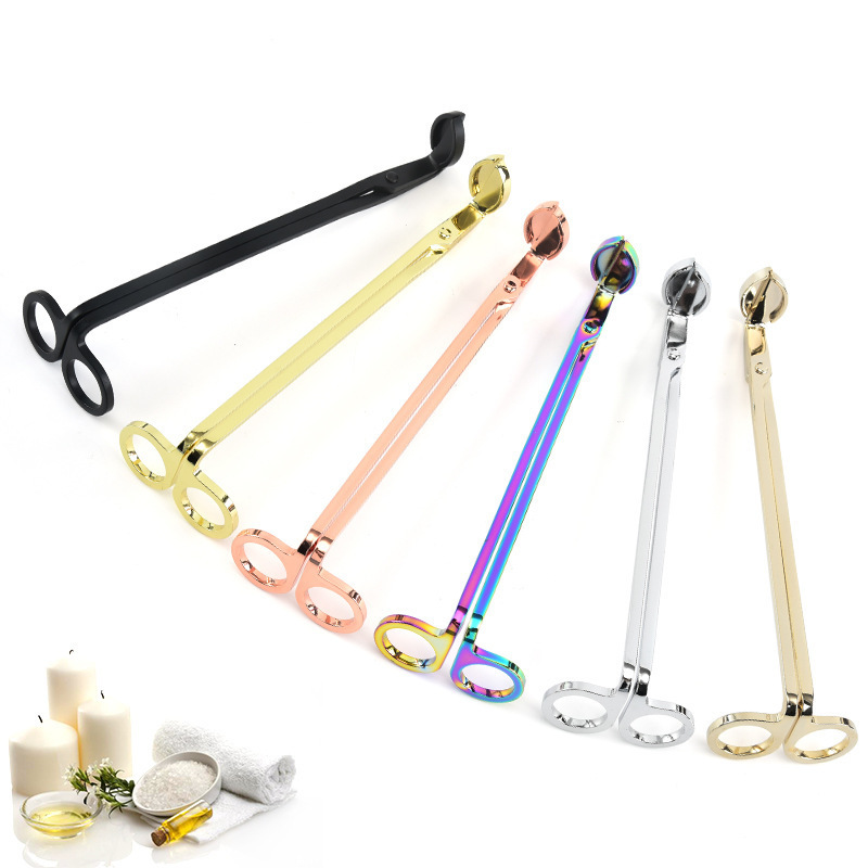 New Candle Wick Trimmer Accessories 19cm Polished Stainless Steel Wick Clipper Rose Gold Hand Tools Candle Hook Scissors Cutter
New Candle Wick Trimmer Accessories 19cm Polished Stainless Steel Wick Clipper Rose Gold Hand Tools Candle Hook Scissors Cutter