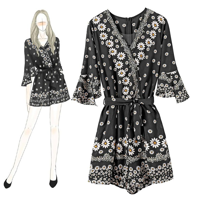 Print Sunflower Women Jumpsuits Summer 2020 Beach Wide Leg Overalls Fashion Korean Playsuits Bohemian Print Strap Rompers Woman, Black
Print Sunflower Women Jumpsuits Summer 2020 Beach Wide Leg Overalls Fashion Korean Playsuits Bohemian Print Strap Rompers Woman, Black