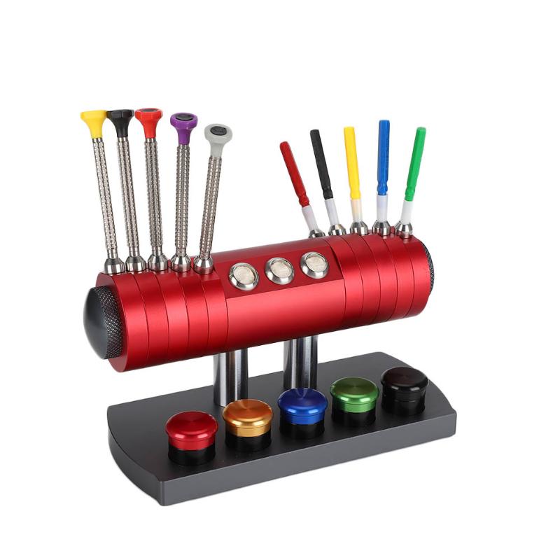 Repair Tools & Kits Watch Tool Storage Holder Rack 10 Screwdriver 3 Cleaning Oil Pen 5 Dish Oiler Dip Organizer For Watchmaker
Repair Tools & Kits Watch Tool Storage Holder Rack 10 Screwdriver 3 Cleaning Oil Pen 5 Dish Oiler Dip Organizer For Watchmaker