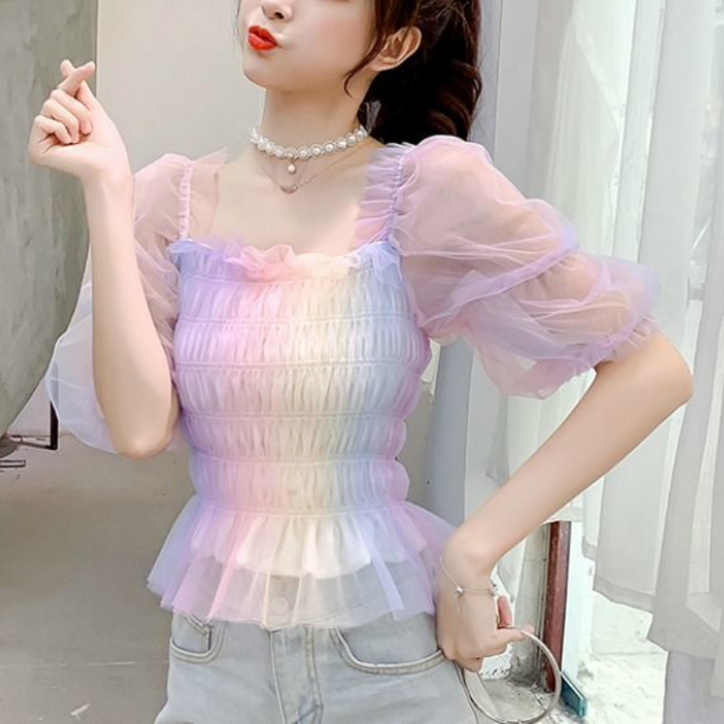2021 New Raiow Sleeve Square Collar Lace Up Top Office Lady Summer Japan Style Kawaii Korean Chiffon Blouse Women 26sn, Black
2021 New Raiow Sleeve Square Collar Lace Up Top Office Lady Summer Japan Style Kawaii Korean Chiffon Blouse Women 26sn, Black