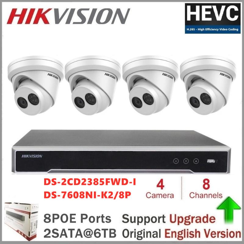 Hikvision 8CH 4K POE NVR Kit CCTV Security System 4PCS Outdoor 8MP Network Turret IP Camera POE P2P Video Surveillance System
Hikvision 8CH 4K POE NVR Kit CCTV Security System 4PCS Outdoor 8MP Network Turret IP Camera POE P2P Video Surveillance System