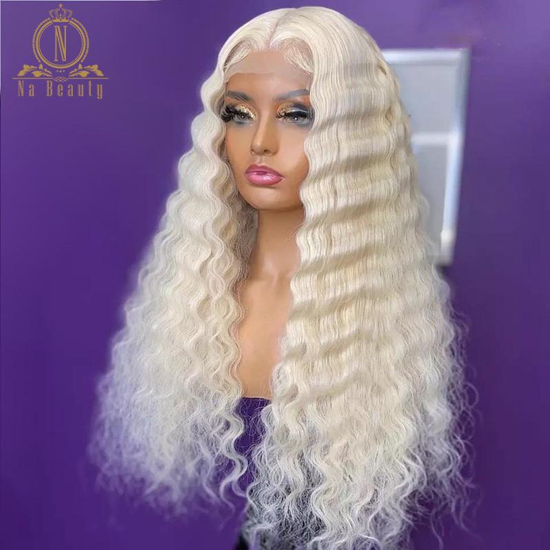 613 Lace Front Wig HD Transparent Lace Human Hair Wigs Deep Wave Blonde T Part Wig Preplucked For Black Women Na Beauty, Natural black
613 Lace Front Wig HD Transparent Lace Human Hair Wigs Deep Wave Blonde T Part Wig Preplucked For Black Women Na Beauty, Natural black