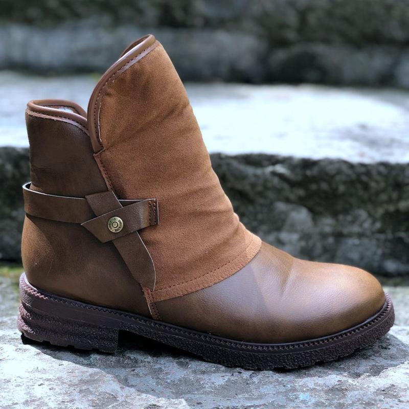 Sagace Botines Mujer 2020 Retro Snow Boots Women Shoes Warm Ankle Boots Female Women Shoes Bottes Femmes Hiver, Bw