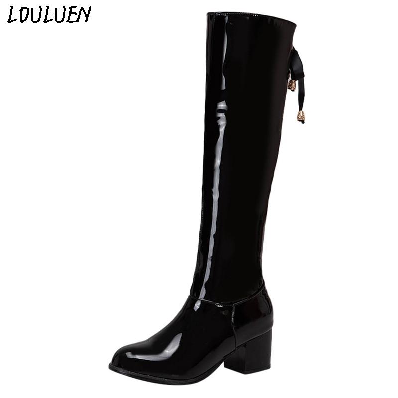 LOULUEN 2020 Boots Women's Bow Side Zip Round Knee Bare Boots Square Heel Casual Long Tube Booties Roman Laarzen Bottes Mujer, Bk
LOULUEN 2020 Boots Women's Bow Side Zip Round Knee Bare Boots Square Heel Casual Long Tube Booties Roman Laarzen Bottes Mujer, Bk