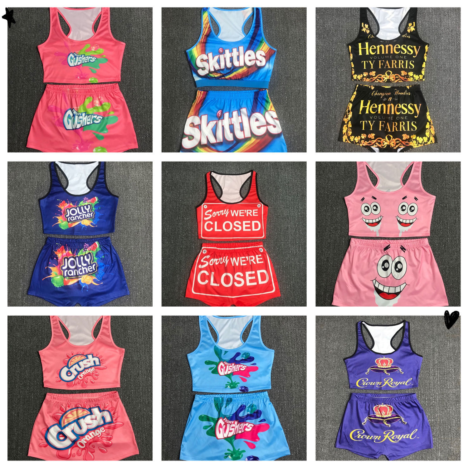 Women Designer Coats Summer Colorful Two-piece 3D Printed Vest Fashion Suit Arrivals Listing 2021, Many colors mixed or message
Women Designer Coats Summer Colorful Two-piece 3D Printed Vest Fashion Suit Arrivals Listing 2021, Many colors mixed or message