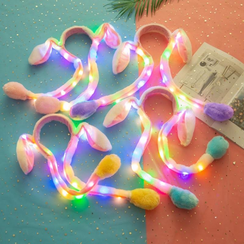 Beanie/Skull Caps Women Girls Cute LED Light Up Headband With Airbag Moving Ears Children Long Plush Toy Hair Hoop Party Po Props, 6ee102787-pk
Beanie/Skull Caps Women Girls Cute LED Light Up Headband With Airbag Moving Ears Children Long Plush Toy Hair Hoop Party Po Props, 6ee102787-pk