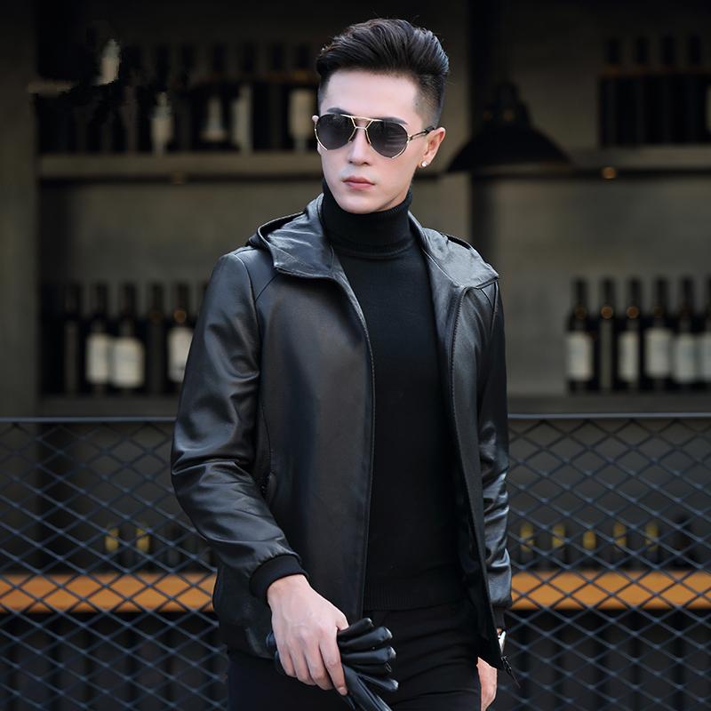 Genuine Leather Jacket Men Clothes Mens Goatskin Coats Autumn Motorcycle Short Jackets Chaqueta Cuero P-CJ17358 ZL958, Black
Genuine Leather Jacket Men Clothes Mens Goatskin Coats Autumn Motorcycle Short Jackets Chaqueta Cuero P-CJ17358 ZL958, Black