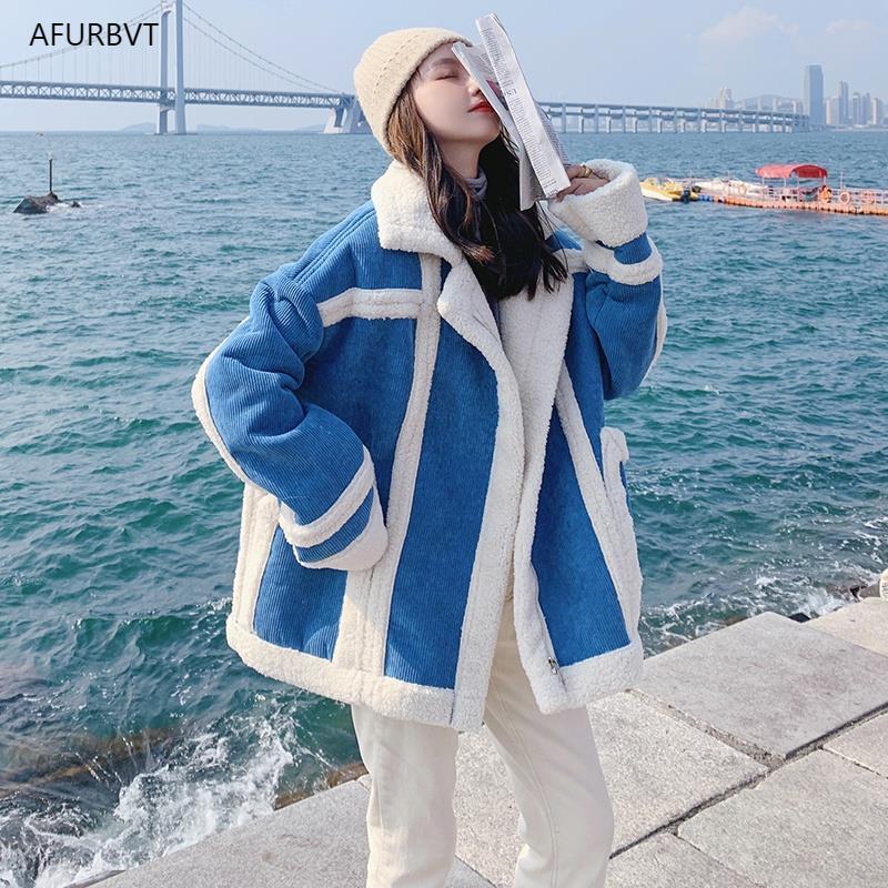 Plus Size Lamb Faux Fur Coat Women Winter Fashion Turn-down Collar Bat Sleeved Corduroy Loose Chaqueta Mujer Teddy Jacket, Red
Plus Size Lamb Faux Fur Coat Women Winter Fashion Turn-down Collar Bat Sleeved Corduroy Loose Chaqueta Mujer Teddy Jacket, Red