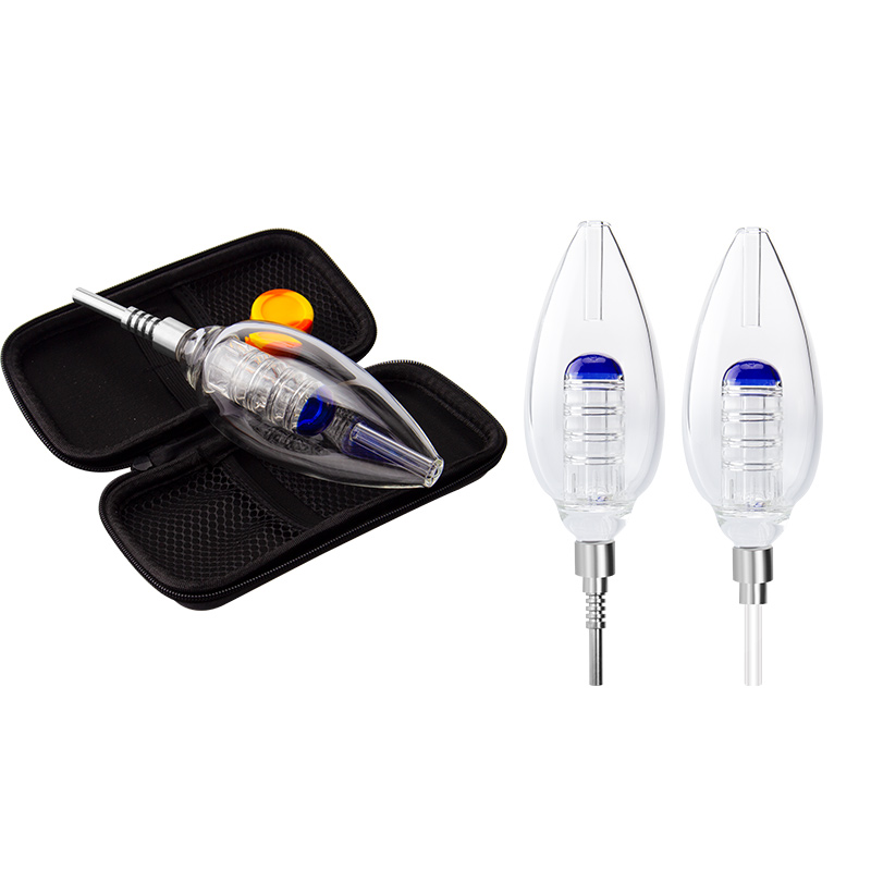 Zipper Case Delux Glass Pipe With 510 Titanium Quartz Ceramic Nail Dab Rig Concentrate Plus Glass Water Bongs for Smoking
Zipper Case Delux Glass Pipe With 510 Titanium Quartz Ceramic Nail Dab Rig Concentrate Plus Glass Water Bongs for Smoking