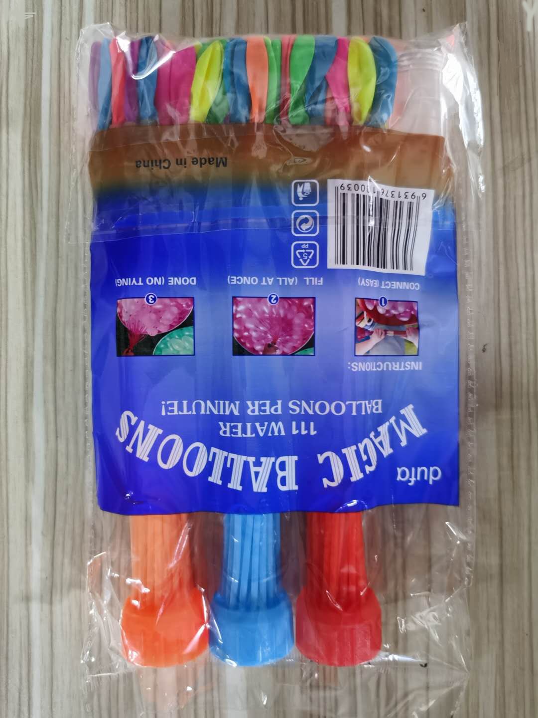 Summer outdoor water fight water balloon for kid's entertainment toys multi color both boy and girls 1set=3beam=111pcs
Summer outdoor water fight water balloon for kid's entertainment toys multi color both boy and girls 1set=3beam=111pcs