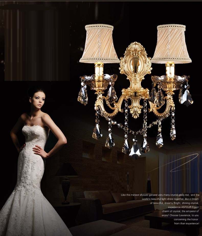Fashion crystal wall lamp Sconce Light candle stair bedside mirror 
Fashion crystal wall lamp Sconce Light candle stair bedside mirror