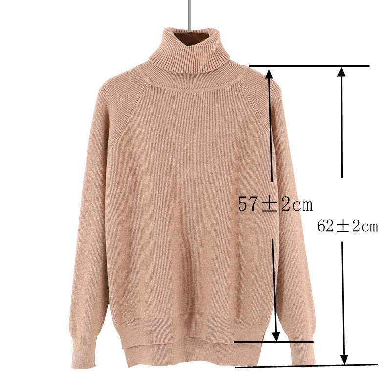 ONLYSVTER Thick Oversized Loose Turtleneck Women Pullover Sweater Autumn Winter Warm Jumper Top Knitted Soft Female Sweater Top T200101