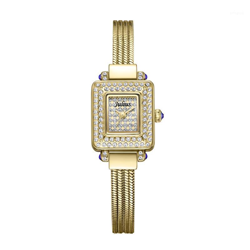 Wristwatches Mini Julius Lady Women's Watch Full Of Crystal Japan Quartz Fashion Hours Snake Chain Tassels Bracelet Girl's Clock G, Silver
Wristwatches Mini Julius Lady Women's Watch Full Of Crystal Japan Quartz Fashion Hours Snake Chain Tassels Bracelet Girl's Clock G, Silver