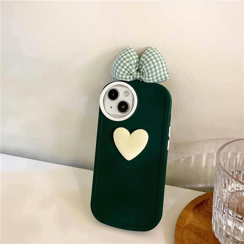 Silicone lady cases for iphone13pro soft back cover with lovely bowknot cellphone case, Green
Silicone lady cases for iphone13pro soft back cover with lovely bowknot cellphone case, Green