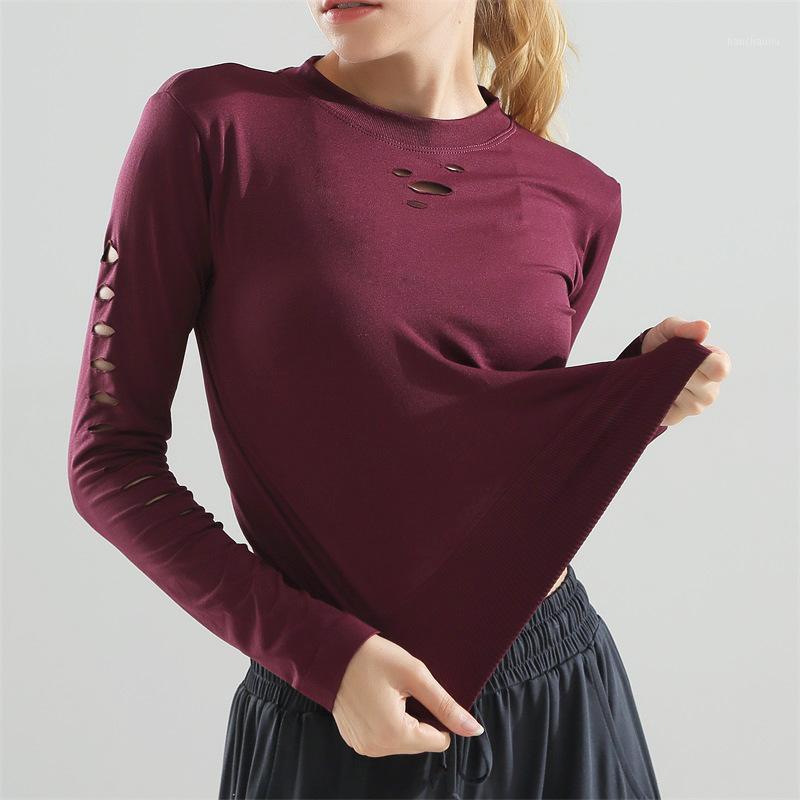 Women Yoga Shirts Sport Longsleeve Breathable Training Fitness Hole Shirts Solid Gym Running Sportwear Female1, Black
Women Yoga Shirts Sport Longsleeve Breathable Training Fitness Hole Shirts Solid Gym Running Sportwear Female1, Black
