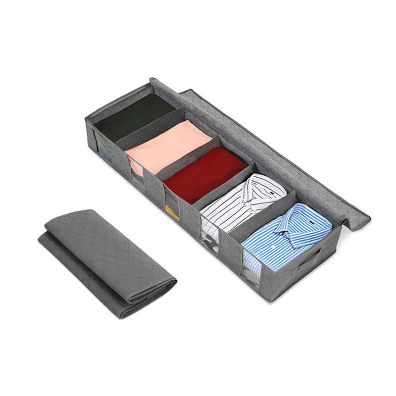 Under Bed Clothes Item Storage Container Clothes Organizer Foldable With 5 Sections And Visible Clear Window1
Under Bed Clothes Item Storage Container Clothes Organizer Foldable With 5 Sections And Visible Clear Window1