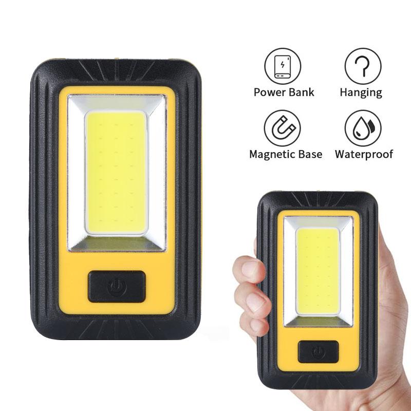 LED Rechargeable Work Lights Powerful Magnetic COB Work Lamp Waterproof 3 Lighting Modes Portable Lamp For Car Repairing Camping
LED Rechargeable Work Lights Powerful Magnetic COB Work Lamp Waterproof 3 Lighting Modes Portable Lamp For Car Repairing Camping
