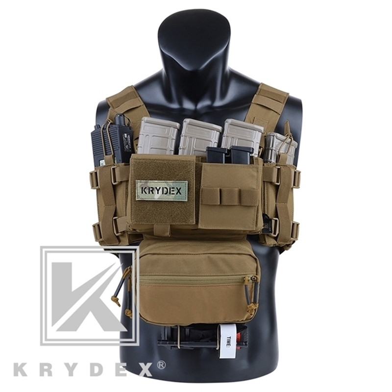 KRYDEX MK3 Tactical Classis Chest Rig Coyote Brown Mini Ranger Military Carrier Vest with Magazine Pouch For Airsoft Hunting 201214
KRYDEX MK3 Tactical Classis Chest Rig Coyote Brown Mini Ranger Military Carrier Vest with Magazine Pouch For Airsoft Hunting 201214