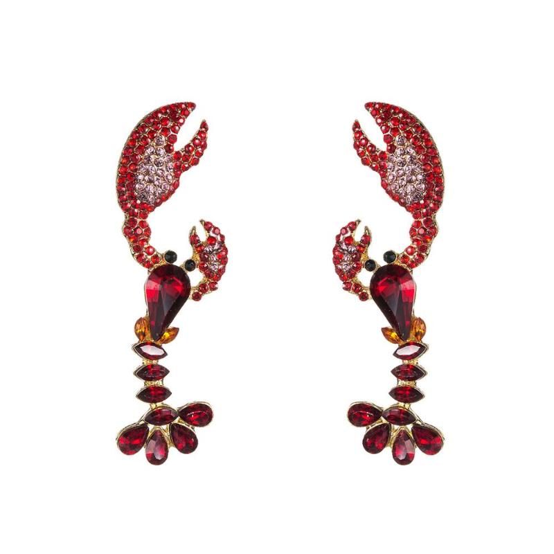 Multicolors Resin Crystal Lobster Charm Dangle Earrings For Women Fashion Jewelry Trendy Maxi Statement Earrings Accessories
Multicolors Resin Crystal Lobster Charm Dangle Earrings For Women Fashion Jewelry Trendy Maxi Statement Earrings Accessories