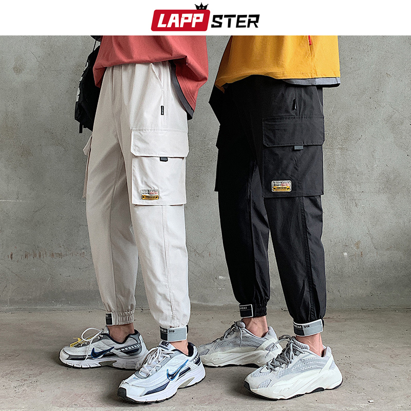 LAPPSTER Men Japanese Streetwear Joggers Cargo Mens Pockets Punk Male Black Korean Fashoins Sweat Pants 201110, Khaki
LAPPSTER Men Japanese Streetwear Joggers Cargo Mens Pockets Punk Male Black Korean Fashoins Sweat Pants 201110, Khaki