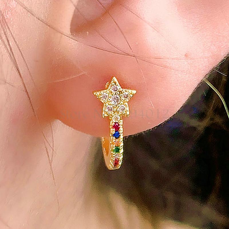 Women Fashion Stud Earring, Star Design Micro Paved Zircon Setting,Top Quality Gold Color Plated,Can Wholesale
Women Fashion Stud Earring, Star Design Micro Paved Zircon Setting,Top Quality Gold Color Plated,Can Wholesale