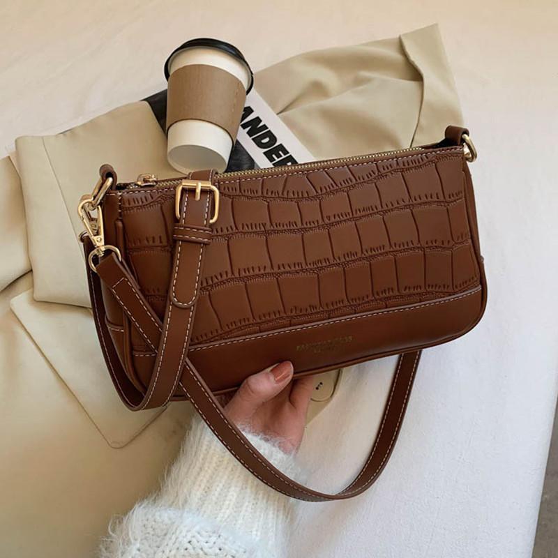 Brand Good Quality Women Crossbody Bags Two Straps Shoulder Bag Crocodile Pattern Designer Women Bag Luxury PU Leather Handbags, Black
Brand Good Quality Women Crossbody Bags Two Straps Shoulder Bag Crocodile Pattern Designer Women Bag Luxury PU Leather Handbags, Black