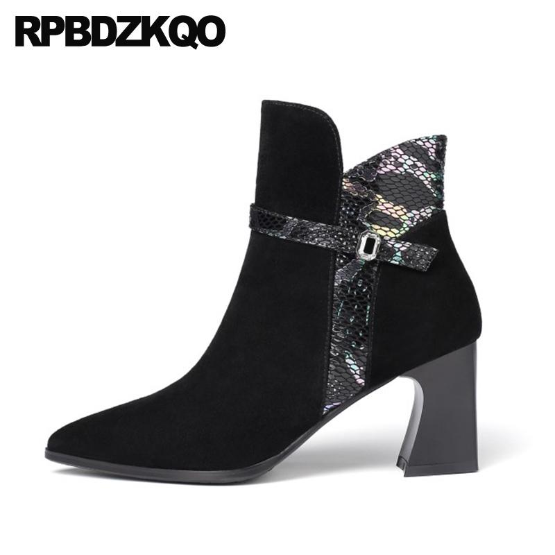 chunky shoes big size black suede ankle fur sheepskin high heel pointed toe booties brand women winter boots genuine leather
chunky shoes big size black suede ankle fur sheepskin high heel pointed toe booties brand women winter boots genuine leather